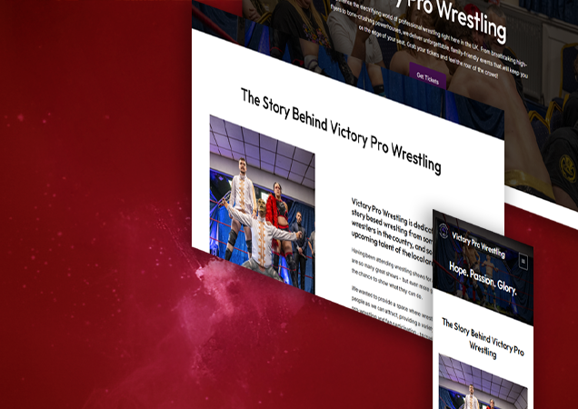 Victory Pro Wrestling Website